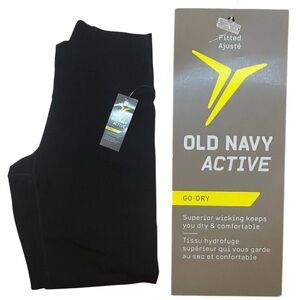 Old Navy Active Go-Dry Leggings - COMPRESSION FABRIC - RARE + Discontinued - NEW